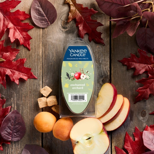 Yankee Candle Enchanted Orchard Fragranced Wax Melts, 6 Wax Spheres per Package, Pack of 4 (24 Cubes Total)