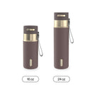 Contigo AutoSeal Vacuum-Insulated Stainless Steel Travel Mug, Terra Champagne, 16 Ounce