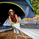 Coleman 8-Person Dark Room Skydome Camping Tent, Blue, 1 CT