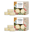 Yankee Candle Scented Tea Light Candles, Christmas Cookie, 0.44 OZ, 12-Count, Pack of 2 (24 Candles Total)