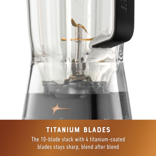 Oster Extreme Mix Blender, 1500 Watt High Speed Blender with 10-Point Blade, 8-Cup Kitchen Blender with Auto Programs