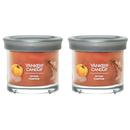Yankee Candle Small Tumbler Scented Single Wick Jar Candle, Spiced Pumpkin, Over 20 Hours of Burn Time, 4.3 Ounce (Pack of 2)