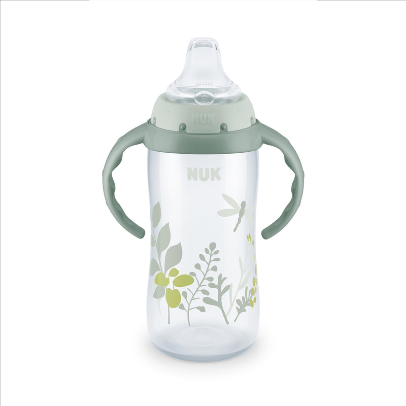 NUK for Nature 5-Piece Feeding Essentials Girl Collection – Cups, Pretensils, Suction Plate & Bowl Set