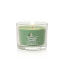 Yankee Candle Signature Votive Mini Candle Jar, Shimmering Christmas Tree Scent, Natural Soy Wax Blend Candle with Natural Fiber Wick, 1.3 OZ Glass Jar (Pack of 6)