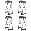 Ball Secure-Grip Canning Jar Lifter Tongs, Black, (Pack of 4)