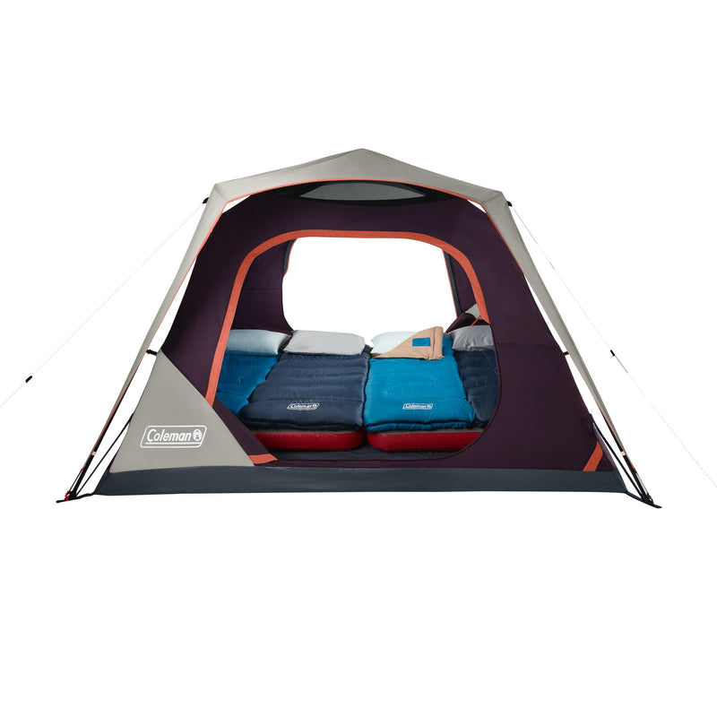 Coleman Skylodge 6-Person Instant Camping Tent, Blackberry