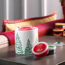 Yankee Candle Christmas Eve, Mistletoe, Cherries on Snow and Shimmering Christmas Tree Scenterpiece Easy MeltCup Variety Pack