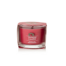 Yankee Candle Signature Votive Mini Candle Jar, Sparkling Winterberry Scent, Natural Soy Wax Blend Candle with Natural Fiber Wick, 1.3 OZ Glass Jar (Pack of 4)