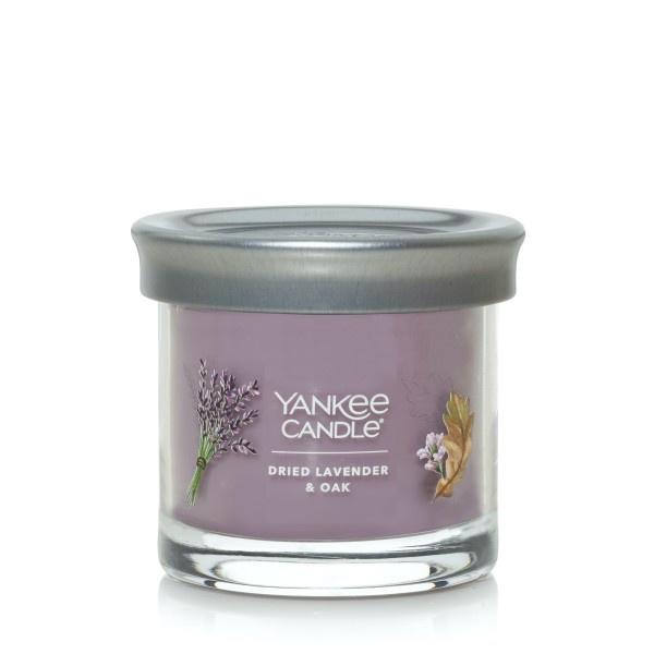 Yankee Candle Small Tumbler Scented Single Wick Jar Candle, Dried Lavender & Oak, Over 20 Hours of Burn Time, 4.3 Ounce (Pack of 2)