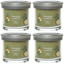Yankee Candle Small Tumbler Scented Single Wick Jar Candle, Sage & Citrus, Over 20 Hours of Burn Time, 4.3 Ounce (Pack of 4)
