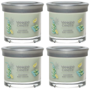 Yankee Candle Small Tumbler Scented Single Wick Jar Candle, Cucumber Mint Cooler, Over 20 Hours of Burn Time, 4.3 Ounce (Pack of 4)