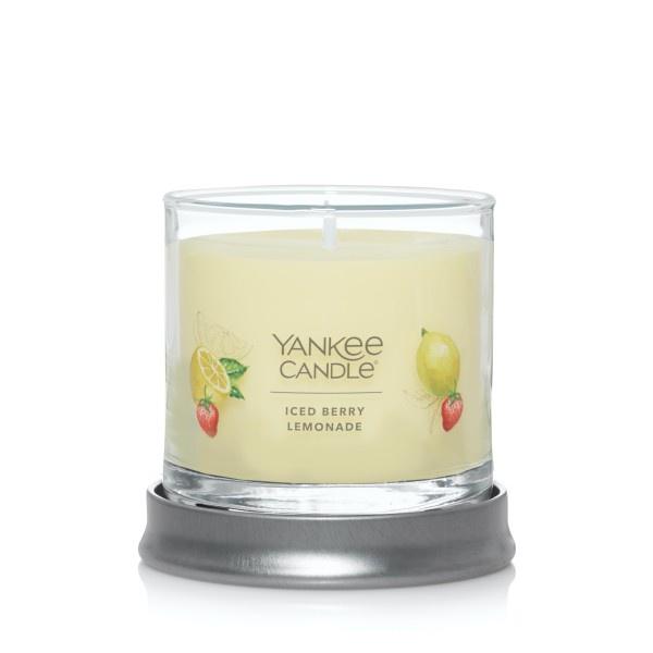 Yankee Candle Small Tumbler Scented Single Wick Jar Candle, Iced Berry Lemonade, Over 20 Hours of Burn Time, 4.3 Ounce (Pack of 2)