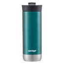 Contigo Huron 2.0 Insulated Stainless Steel Travel Mug with SNAPSEAL™ Lid, Spirulina & Polished Concrete, 20oz (Pack of 2)