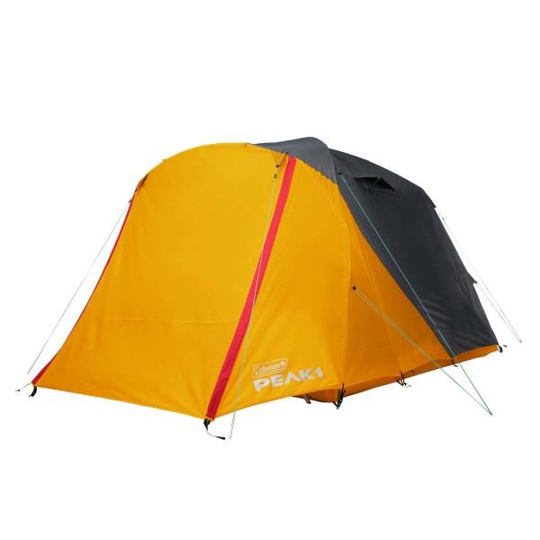 Coleman PEAK1 Backpacking Tent—6 Person Backpacking Dome Tent, Marigold Dark Stone