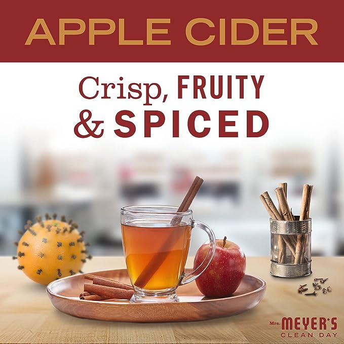 Mrs. Meyer's Room Freshener, Apple Cider, 8 oz (2-Pack)