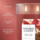 Yankee Candle Large Tumbler Scented Candle, Sparkling Cinnamon, 20 oz
