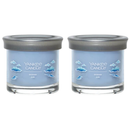 Yankee Candle Small Tumbler Scented Single Wick Jar Candle, Ocean Air, Over 20 Hours of Burn Time, 4.3 Ounce (Pack of 2)