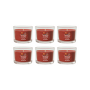 Yankee Candle Signature Votive Mini Candle Jar, Autumn Daydream Scent, Natural Soy Wax Blend Candle with Natural Fiber Wick, 1.3 OZ Glass Jar (Pack of 6)