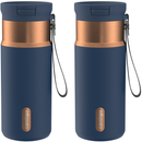 Contigo SnapSeal Vacuum-Insulated Stainless Steel Travel Mug, Abyss Bronze, 16 Ounce