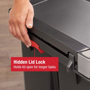 Rubbermaid Premier Series IV 12.4G Step-On Trash Can with Stainless Steel Lid