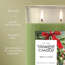 Yankee Candle Large Tumbler Scented Candle, Mistletoe, 20 oz