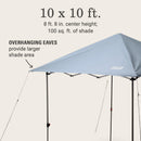Coleman OASIS Lite 10 x 10 Canopy, Fog Gray