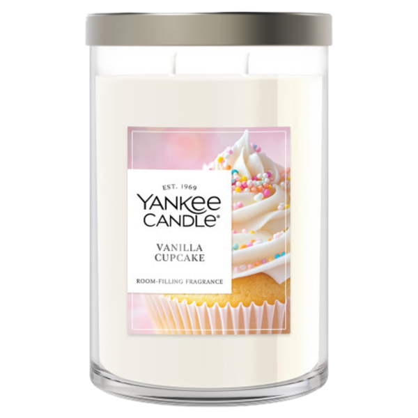 Yankee Candle Large Tumbler Scented Candle, Vanilla Cupcake, 20 oz