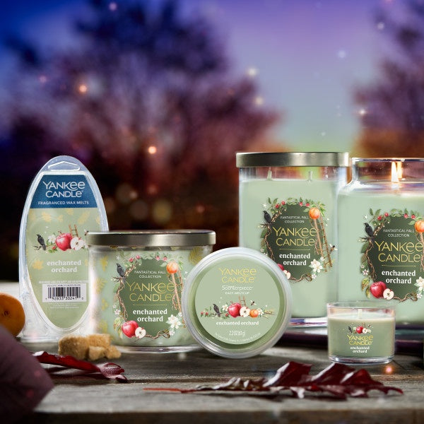 Yankee Candle Enchanted Orchard Fragranced Wax Melts, 6 Wax Spheres per Package, Pack of 4 (24 Cubes Total)