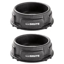 BRUTE Animal Pan Feeder, 1.25 Gallon, Pack of 2