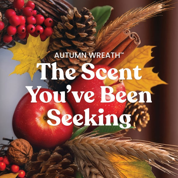 Yankee Candle Large Tumbler Scented Candle, Autumn Wreath, 20 oz