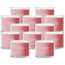 Yankee Candle Signature Votive Mini Candle Jar, Home Sweet Home, Natural Soy Wax Blend Candle with Natural Fiber Wick, 1.3 OZ Glass Jar (Pack of 12)