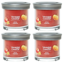 Yankee Candle Small Tumbler Scented Single Wick Jar Candle, Apple Pumpkin, Over 20 Hours of Burn Time, 4.3 Ounce (Pack of 4)
