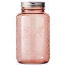 Ball Rose Vintage Glass Mason Jars, Regular Mouth, Quart Size, 32 OZ, 4-Count, Pack of 3 (12 Jars Total)