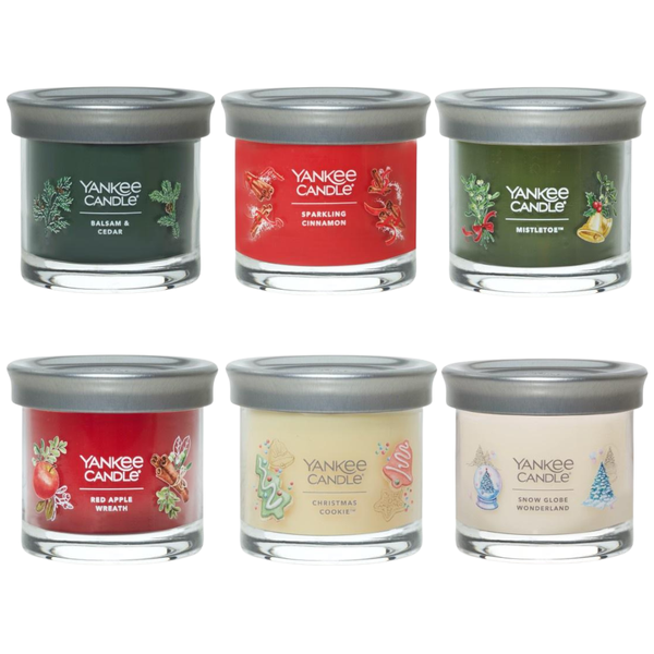 Yankee Candle Small Tumbler Jar Candles Merry Retreat Variety Pack Variety Pack