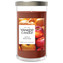 Yankee Candle Medium Pillar Scented Candle, Apple Pumpkin, 14.25 oz (2-Pack)