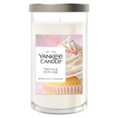 Yankee Candle Medium Pillar Scented Candle, Vanilla Cupcake, 14.25 oz (2-Pack)