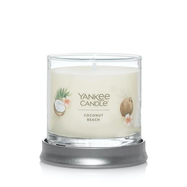 Yankee Candle Small Tumbler Scented Single Wick Jar Candle, Coconut Beach, Over 20 Hours of Burn Time, 4.3 Ounce (Pack of 2)