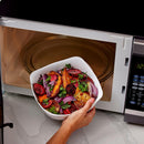 Rubbermaid DuraLite Glass Bakeware, 1.75-Quart Square Baking Dish, Cake Pan, or Casserole Dish with Lid