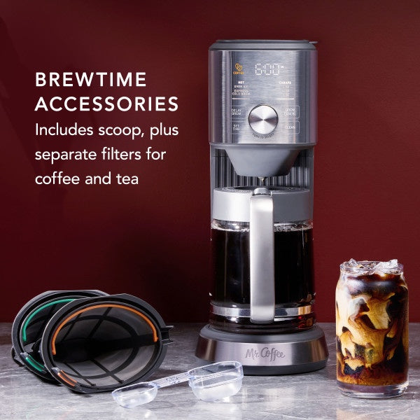 Mr. Coffee Perfect Brew, Intelligent Coffee Maker, Cold Brew Maker & Tea Brewer, 1 CT