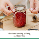 Ball Limited Edition 140th Anniversary Glass Mason Jars, Regular Mouth, Pint Size, 16 OZ, 4-Count, Pack of 3 (12 Jars Total)