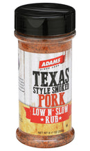 Adams Texas Style Smoked Pork Low N’ Slow Rub, 8.11 Ounce Bottle (Pack of 1)