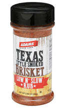 Adams Texas Style Smoked Brisket Low N’ Slow Rub, 9.89 Ounce Bottle (Pack of 1)