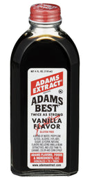 Adams Best Extracts, Vanilla Flavor, Twice as Strong, Gluten Free, 4 FL OZ Bottle (Pack of 1)