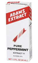 Adams Extract Pure Peppermint Extract, True Fruit Flavor, Gluten Free, 1.5 FL OZ Glass Bottle (Pack of 1)