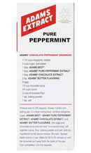Adams Extract Pure Peppermint Extract, True Fruit Flavor, Gluten Free, 1.5 FL OZ Glass Bottle (Pack of 1)