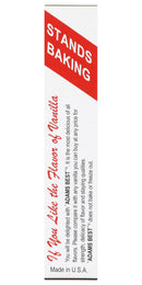 Adams Best Natural & Artificial Vanilla Flavor, 1.5 FL OZ