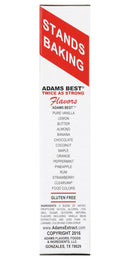 Adams Best Natural & Artificial Vanilla Flavor, 1.5 FL OZ