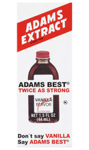 Adams Best Natural & Artificial Vanilla Flavor, 1.5 FL OZ