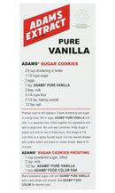 Adams Extract Pure Vanilla Extract, True Fruit Flavor, Gluten Free, 4 FL OZ Glass Bottle (Pack of 1)