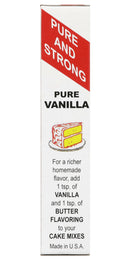 Adams Extract Pure Vanilla Extract, True Fruit Flavor, Gluten Free, 1.5 FL OZ Glass Bottle